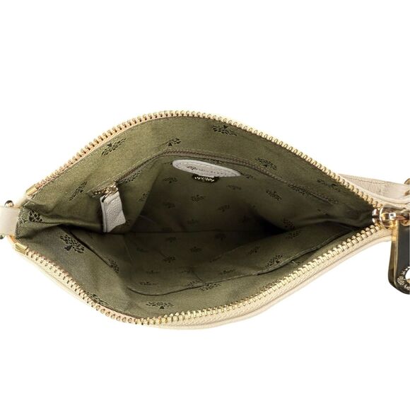 Mulberry Crossbody Bag Ivory Pebbled Leather Designer Purse NEW *See Description - Picture 6 of 8